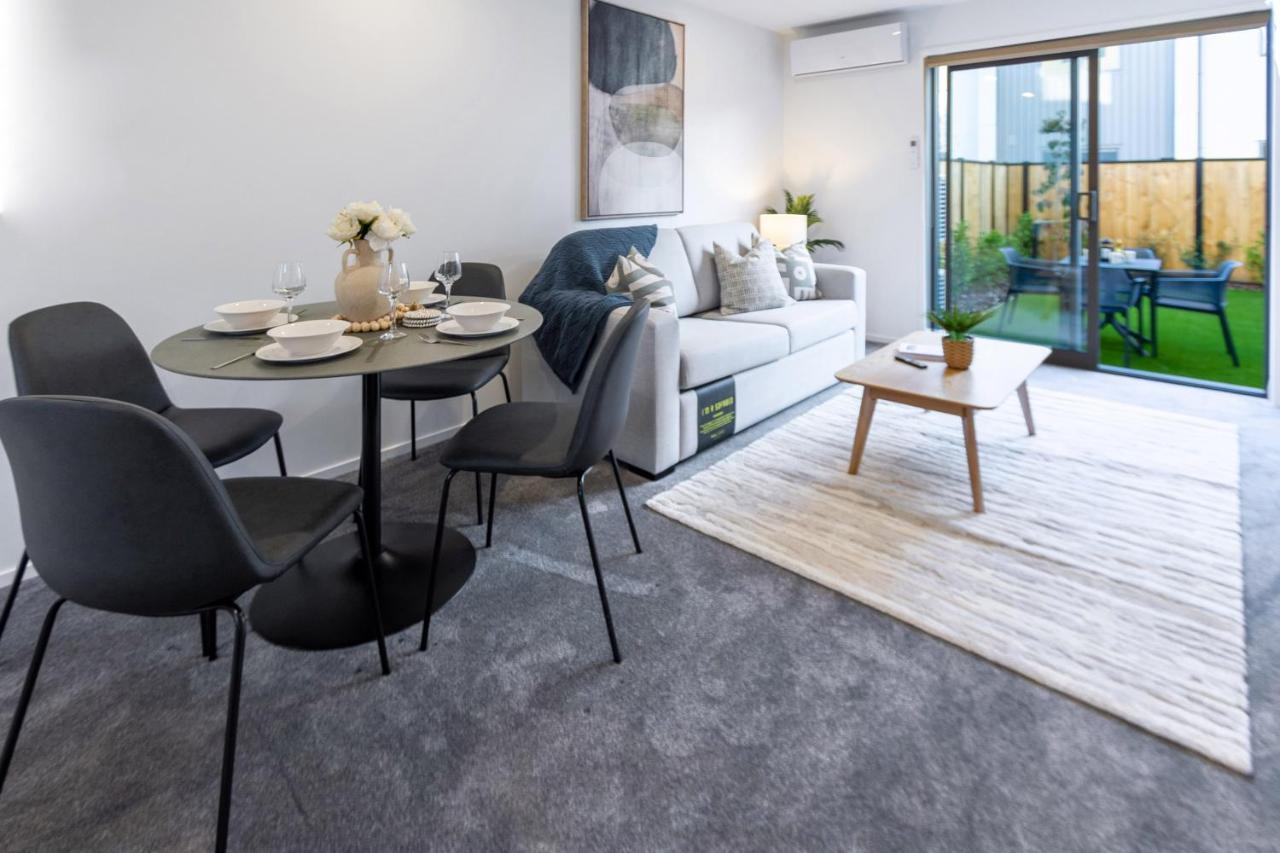 クライストチャーチUrban Park Escape 2 Bed 2 Bath W/Carparkアパートメント エクステリア 写真